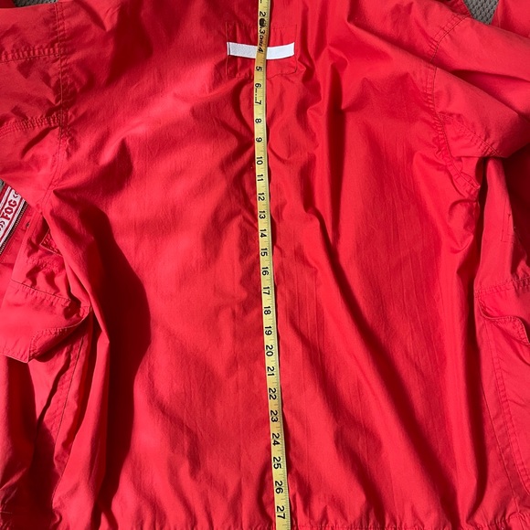FOG Rain Fall/Spring Jacket Red with Hood - Picture 9 of 12